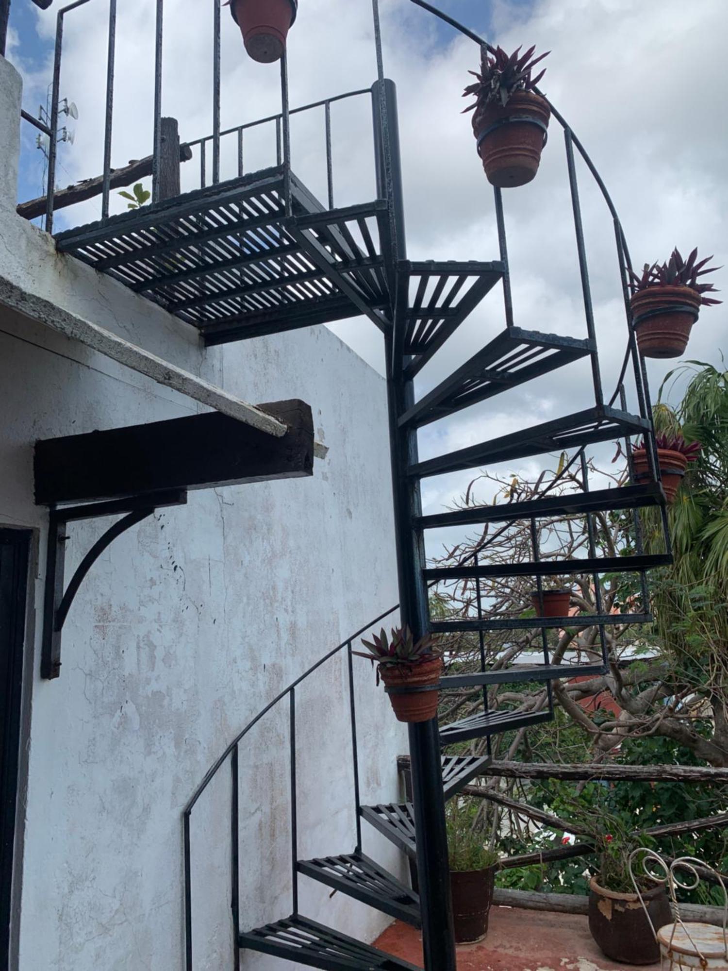 Casa Caribe Cancún Kültér fotó Spiral staircase